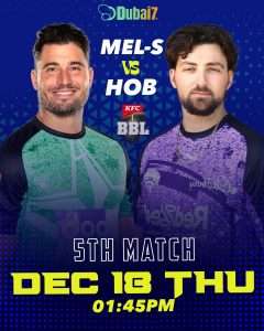 Melbourne Stars vs Hobart Hurricanes